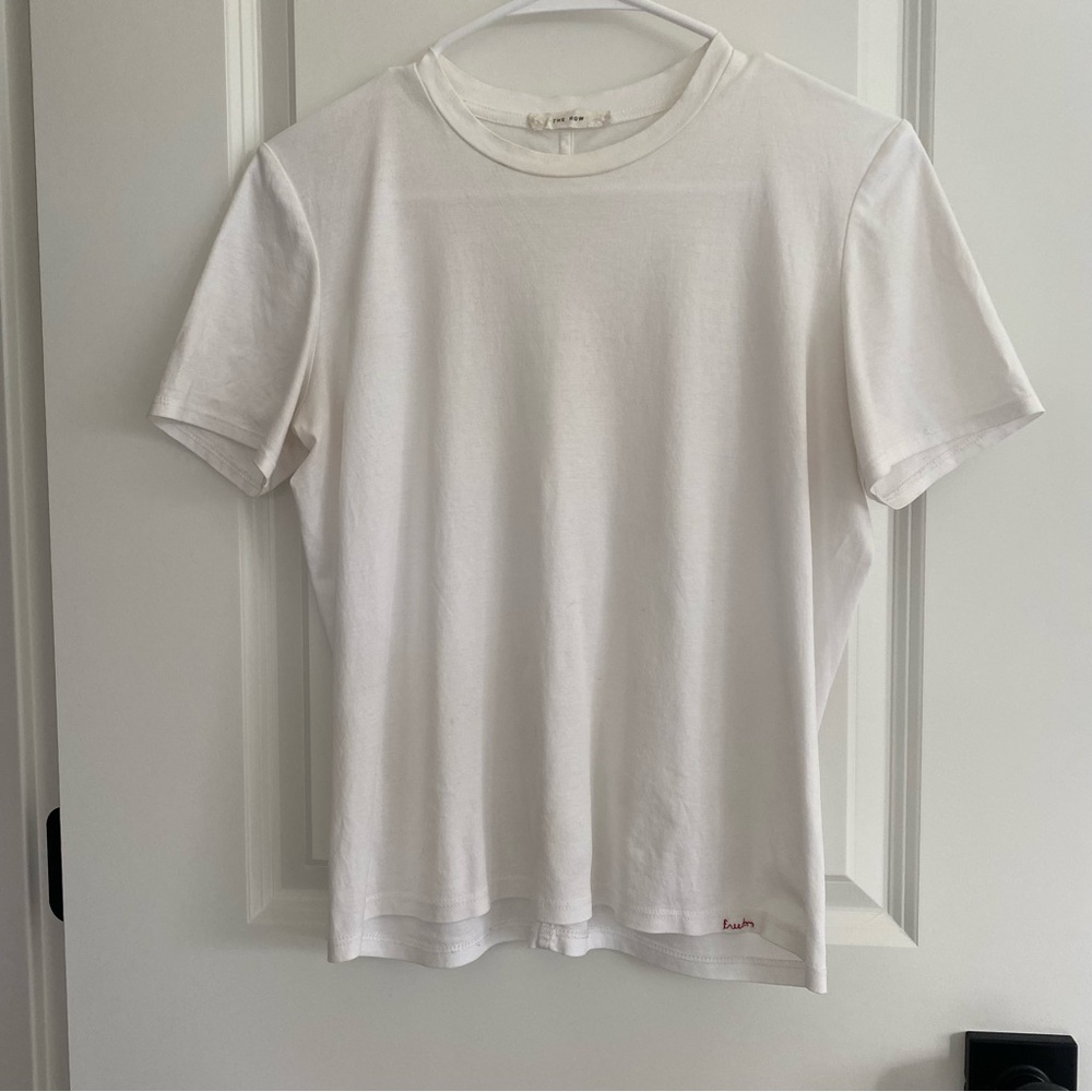 The row white tee